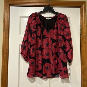 NWT M Pink Multicolor Blouse by JADE